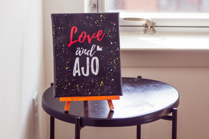 "Love & Ajo" Gift - Canvas Only